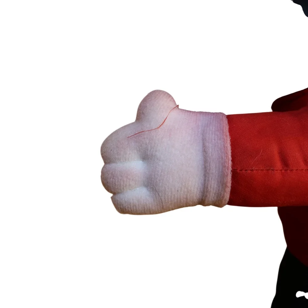 Vintage Mickey Mouse Learning Toy Dress Doll Tie Buckle Zip Button Disney Plush - Picture 14 of 16